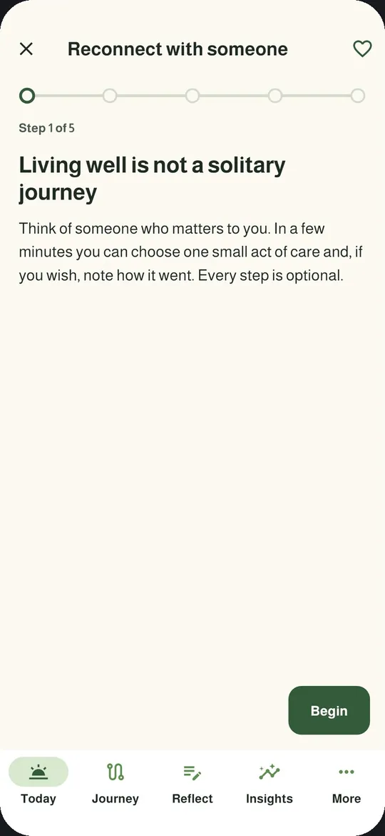 Reconnect with someone